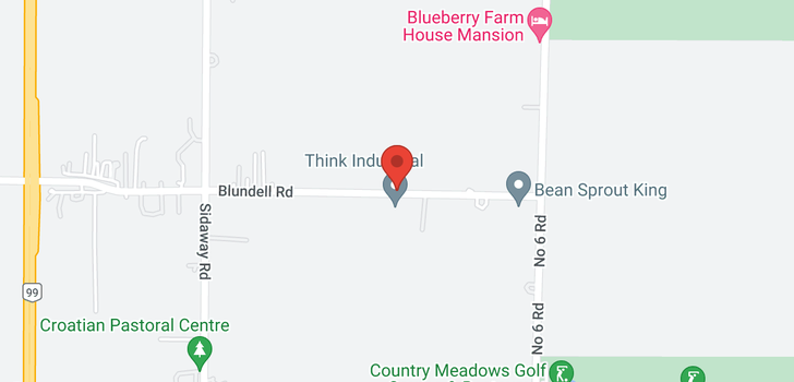 map of 13571 BLUNDELL ROAD